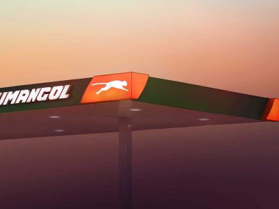 Service stations map